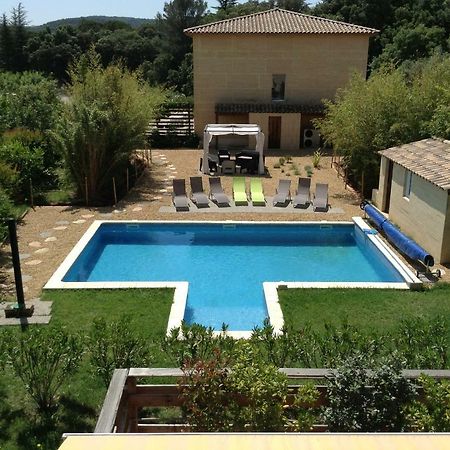 Villa La Charmeuse Fleurie Collias 外观 照片