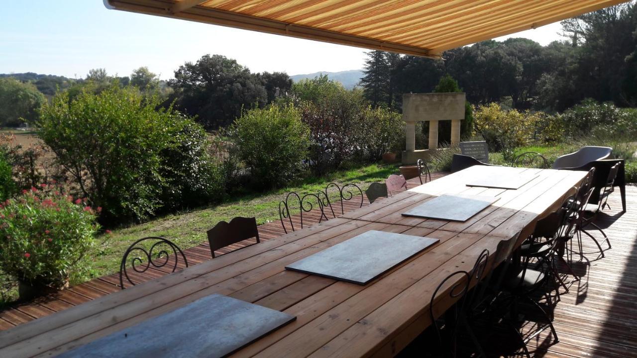 Villa La Charmeuse Fleurie Collias 外观 照片