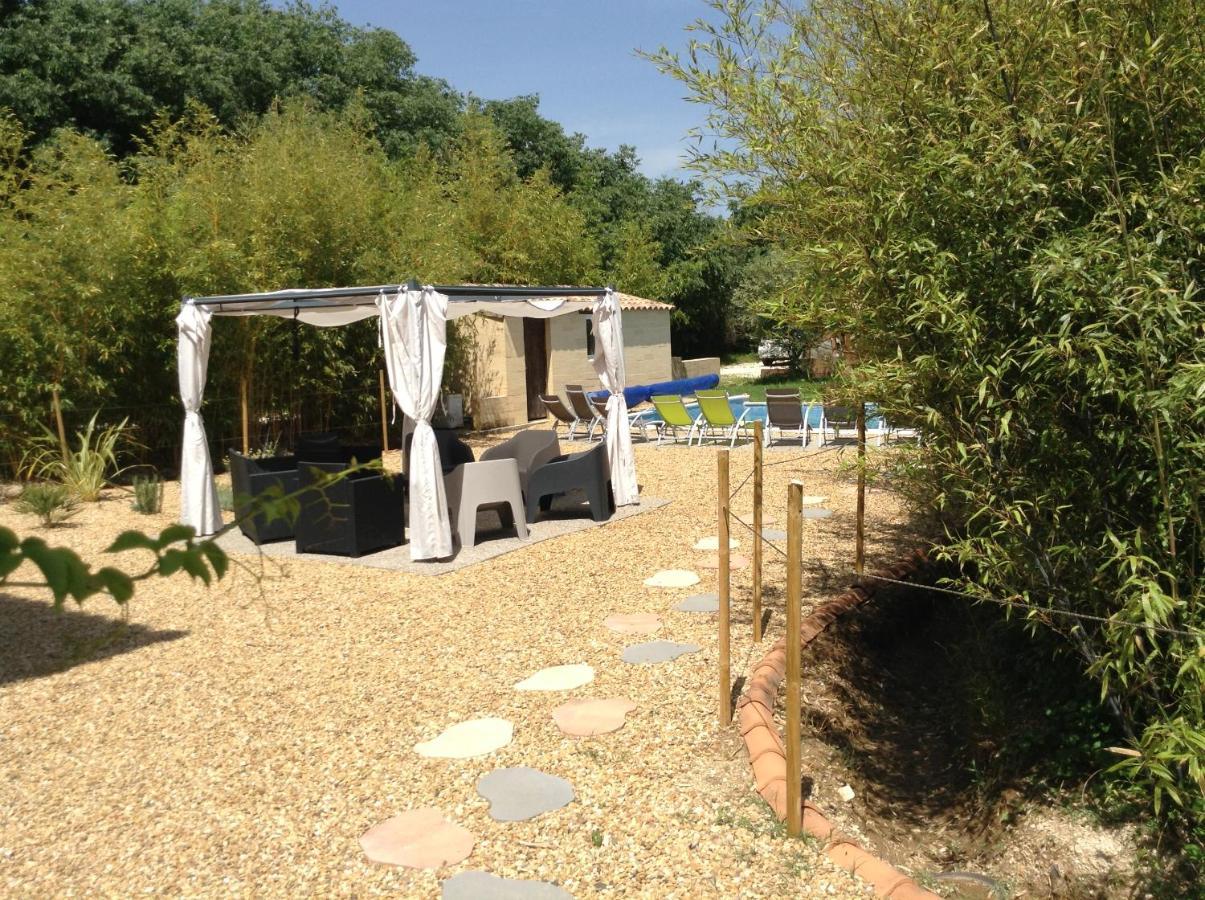 Villa La Charmeuse Fleurie Collias 外观 照片
